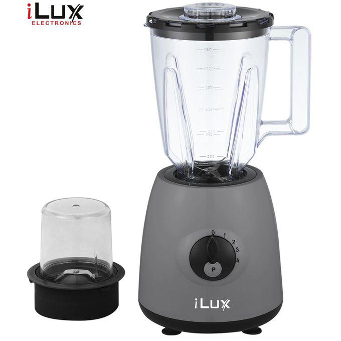 Ilux Blender & Grinder – 2 En 1- LX-375 – Bol 1.5 L – 300W – Noir Ilux Blender & Grinder – 2 En 1- LX-375 – Bol 1.5 L – 300W – Noir